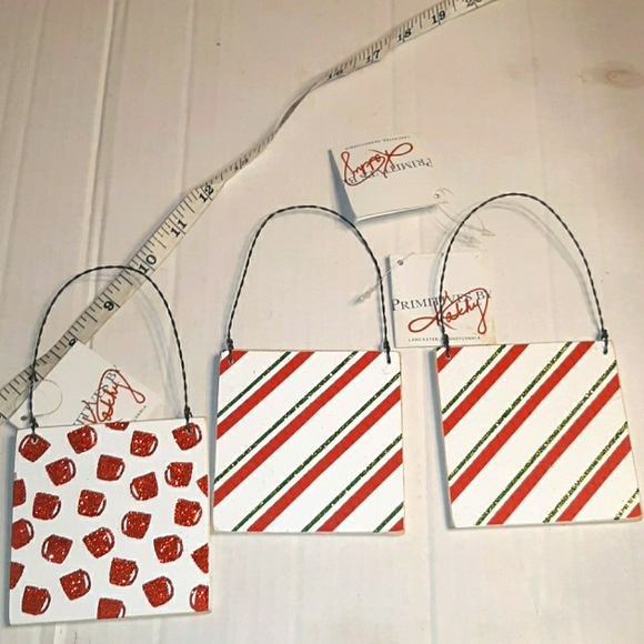 NWT Lot of 3 Primitives By Kathy wood Ornaments - Picture 11 of 15